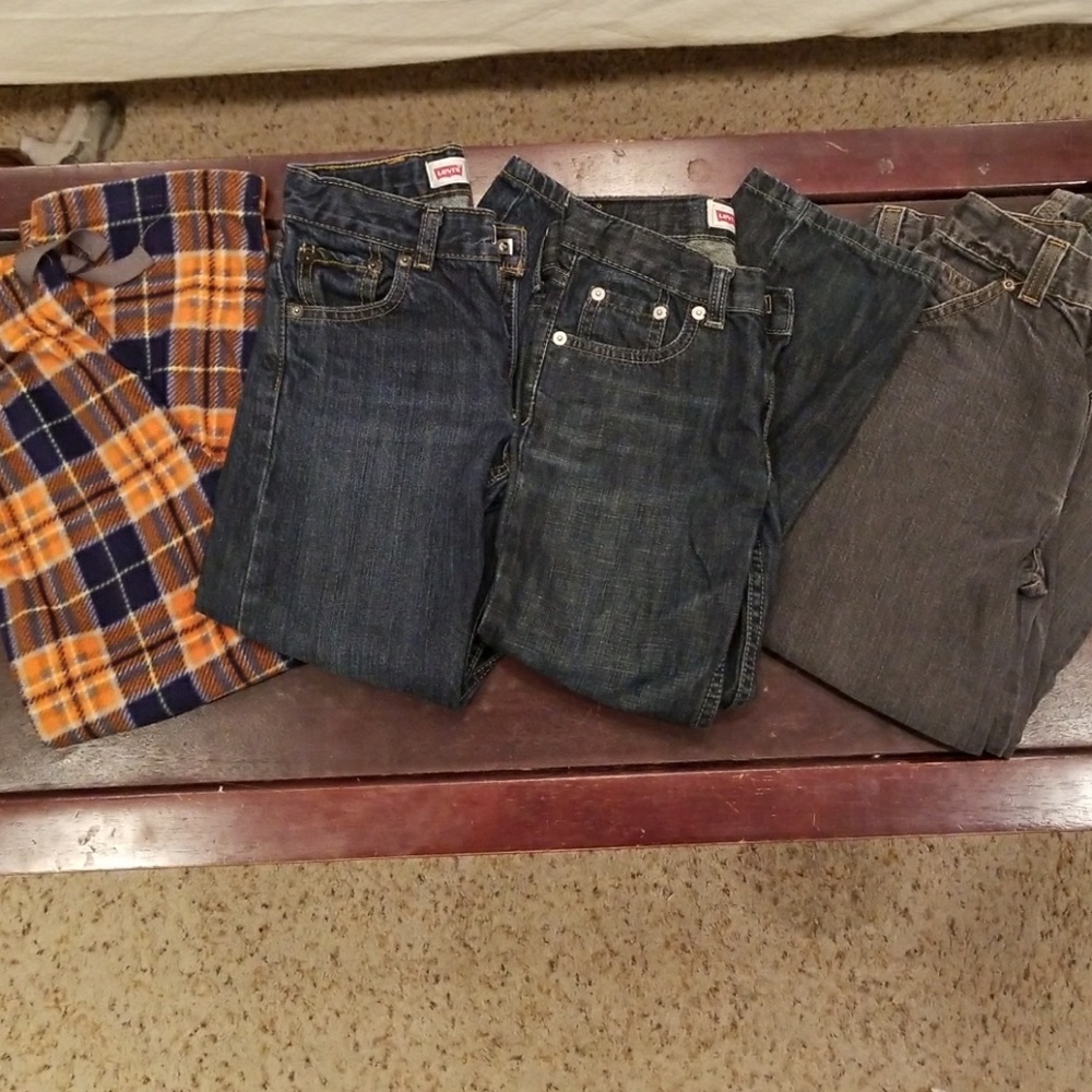 Levis Bundle boys pants sz 7